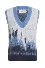Load image into Gallery viewer, MOS THE LABEL COLETTE KNIT VEST MIDNIGHT BLUE