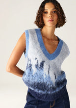 Load image into Gallery viewer, MOS THE LABEL COLETTE KNIT VEST MIDNIGHT BLUE