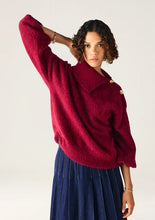 Load image into Gallery viewer, MOS THE LABEL VIVIENNE KNIT JUMPER CRANBERRY