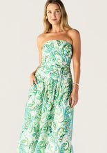 Load image into Gallery viewer, COMING SOON | MOS TARA PRINT STRAPLESS DRESS TARA PRINT