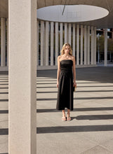 Load image into Gallery viewer, ESMAEE POPSICLE BANDEAU DRESS BLACK