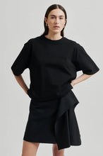 Load image into Gallery viewer, SECOND FEMALE GHITA GLITTER TEE BLACK