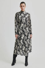 Load image into Gallery viewer, SECOND FEMALE BLUME DRESS BLACK FLORAL PRINT
