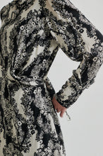 Load image into Gallery viewer, SECOND FEMALE BLUME DRESS BLACK FLORAL PRINT