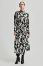 Load image into Gallery viewer, SECOND FEMALE BLUME DRESS BLACK FLORAL PRINT