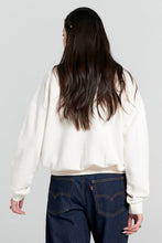 Load image into Gallery viewer, KAREN WALKER RUNAWAY COLLEGE ORGANIC SWEATSHIRT ECRU