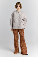 Load image into Gallery viewer, KAREN WALKER QUILTED MONOGRAM JACKET ECRU