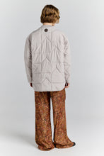 Load image into Gallery viewer, KAREN WALKER QUILTED MONOGRAM JACKET ECRU