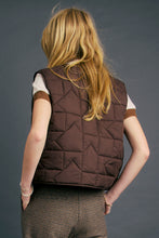 Load image into Gallery viewer, KAREN WALKER QUILTED DRIFT VEST CHOCOLATE