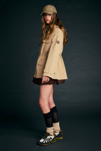 Load image into Gallery viewer, KAREN WALKER MONOGRAM CHECK CAP TAN MULTI