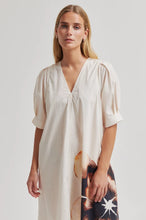 Load image into Gallery viewer, SECOND FEMALE ADRIANNA MAXI DRESS EGGNOG