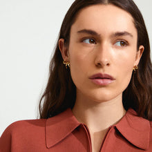 Load image into Gallery viewer, PILGRIM GOLD CASSIAN RECYCLED EARRINGS