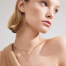 Load image into Gallery viewer, PILGRIM GOLD ARLET NECKLACE 2 IN 1