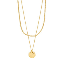 Load image into Gallery viewer, PILGRIM GOLD DECLAN RECYCLED NECKLACE 2-IN-1