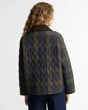 Load image into Gallery viewer, BARBOUR TARTAN REIMAGINED ICONS TARTAN CROPPED LIDDESDALE QUILTED JACKET