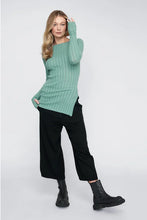 Load image into Gallery viewer, TAYLOR ROUNDED VENEER TUNIC MINERAL