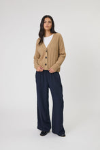 Load image into Gallery viewer, MARLOW COPENHAGEN CABLE KNIT CARDIGAN TAUPE