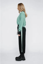 Load image into Gallery viewer, TAYLOR CONTRAST CROPT CONTENTMENT PANT BLACK/MINERAL/IVORY