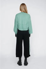 Load image into Gallery viewer, TAYLOR CONTRAST CROPT CONTENTMENT PANT BLACK/MINERAL/IVORY
