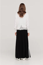 Load image into Gallery viewer, TAYLOR COMPLACENT SKIRT BLACK IVORY