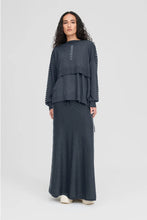 Load image into Gallery viewer, TAYLOR COMPLACENT SKIRT SMOKE/IVORY