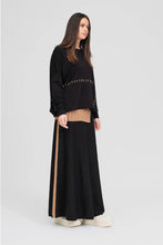 Load image into Gallery viewer, TAYLOR COMPLACENT SKIRT BLACK/TOFFEE
