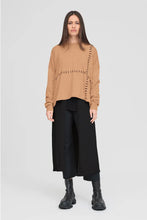 Load image into Gallery viewer, TAYLOR STITCHED LUCENT HOODIE TOFFEE/BLACK