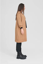 Load image into Gallery viewer, TAYLOR PINNED COAT TOFFEE
