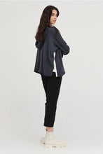 Load image into Gallery viewer, TAYLIOR SUBJECT HOODIE SMOKE/IVORY
