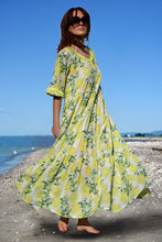 Load image into Gallery viewer, CURATE BY TRELISE COOPER AFTERNOON DELIGHT DRESS LIME
