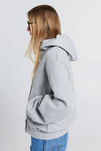 Load image into Gallery viewer, KAREN WALKER RUNAWAY GIRL CROPPED OVERSIZED HOODIE GREY MARLE