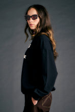 Load image into Gallery viewer, KAREN WALKER WEATHER SHOP SWEATSHIRT BLACK