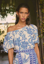 Load image into Gallery viewer, ONCE WAS JUNO TOP AZURE MOSAIC