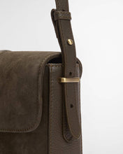 Load image into Gallery viewer, BARBOUR ROSA SUEDE & LEATHER CROSSBODY BAG OLIVE