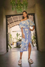 Load image into Gallery viewer, ONCE WAS JUNO TOP AZURE MOSAIC