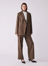 Load image into Gallery viewer, ESMAEE STUDIO BLAZER WALNUT PINSTRIPE