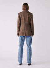 Load image into Gallery viewer, ESMAEE STUDIO BLAZER WALNUT PINSTRIPE
