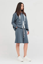 Load image into Gallery viewer, TAYLOR CALIBRATION HOODIE INDIGO/IVORY