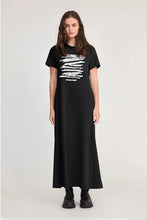 Load image into Gallery viewer, TAYLOR STRAND DRESS BLACK/IVORY