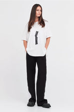 Load image into Gallery viewer, TAYLOR SECTOR MODULE TEE IVORY/BLACK