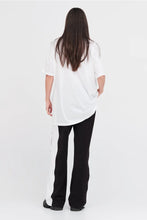 Load image into Gallery viewer, TAYLOR SECTOR MODULE TEE IVORY/BLACK
