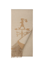 Load image into Gallery viewer, KAREN WALKER WEATHER SHOP JACQUARD SCARF CREAM/TAN