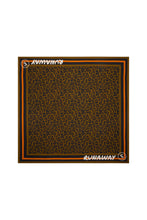 Load image into Gallery viewer, KAREN WALKER LEOPARD CLASSIC SILK SCARF TAN