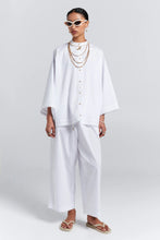 Load image into Gallery viewer, KAREN WALKER BOAT PANTS WHITE