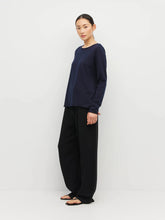 Load image into Gallery viewer, JHL BY JULIETTE HOGAN CREW LONG SLEEVE NAVY