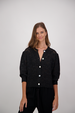 Load image into Gallery viewer, BRIARWOOD DOTTY CARDIGAN BLACK
