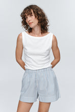 Load image into Gallery viewer, MARLE ALISA SHORT BLEU STRIPE