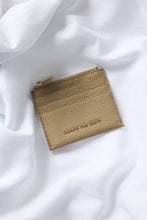 Load image into Gallery viewer, AMONG THE BRAVE SMALL TAUPE LEATHER CARD HOLDER
