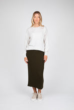 Load image into Gallery viewer, MARLOW MERINO CREW NECK KNIT IVORY
