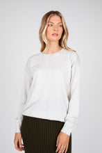 Load image into Gallery viewer, MARLOW MERINO CREW NECK KNIT IVORY